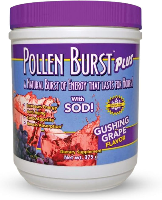 Youngevity Pollen Burst Plus Gushing Grape Flavor - Natural Energy and Immune Support Supplement