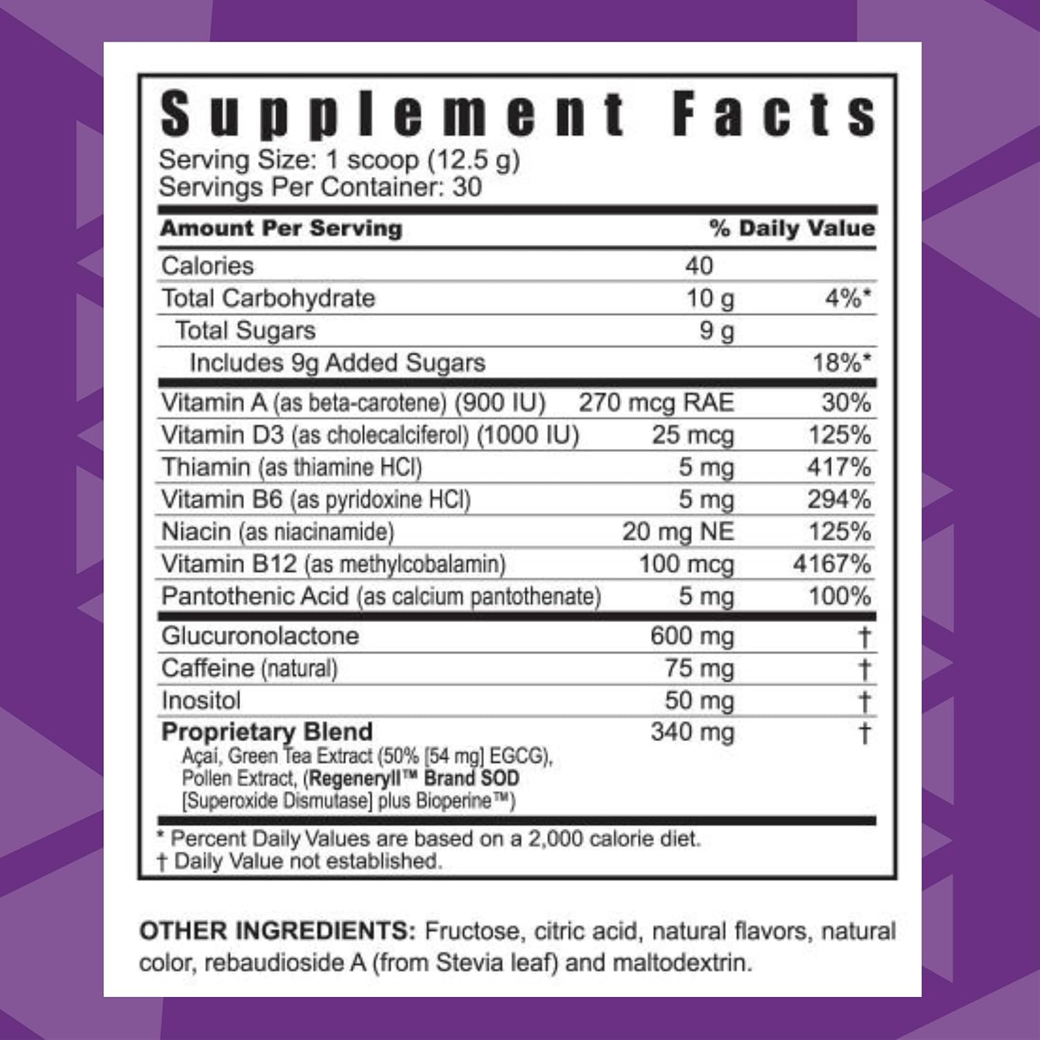 Youngevity Pollen Burst Plus Gushing Grape Flavor - Natural Energy and Immune Support Supplement