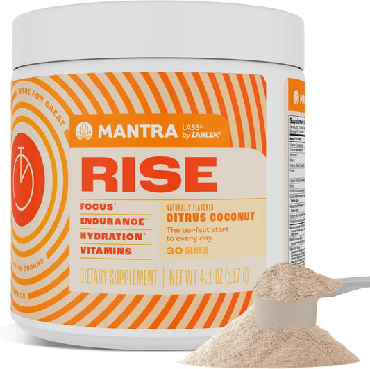 Zahler Mantra Rise Citrus Coconut Energy Supplement - 30 Servings