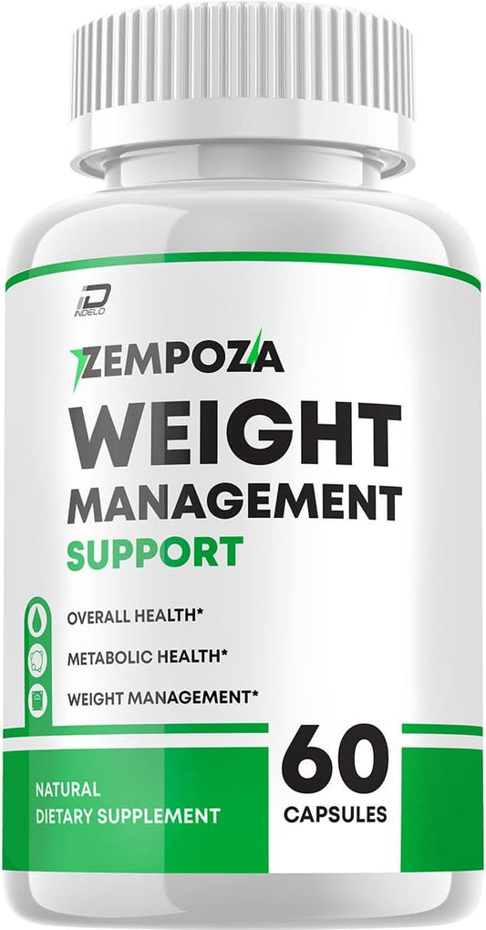 Zempoza Metabolism Boosting Capsules - Natural Dietary Supplement for Enhanced Metabolism and Energy (60 Capsules)