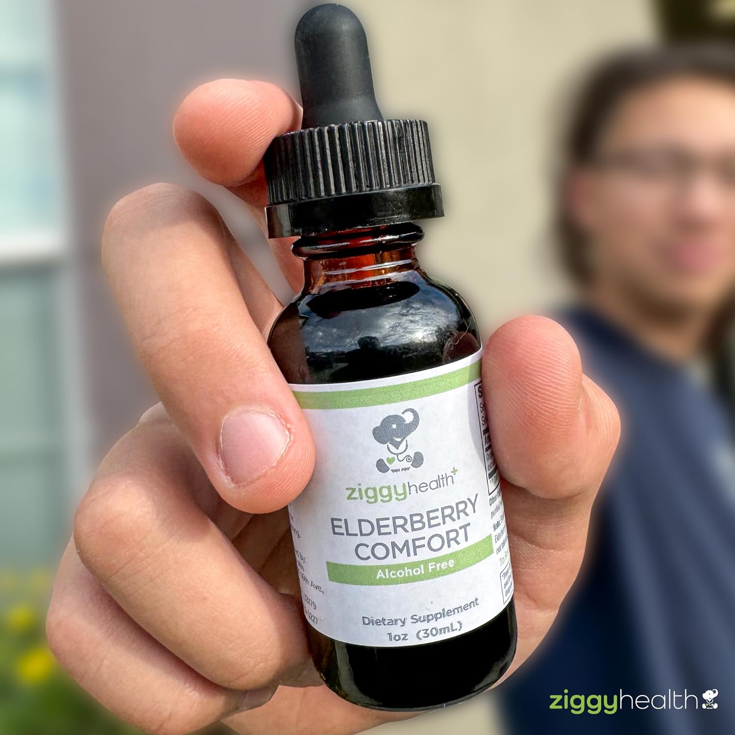 Ziggy Health Organic Elderberry Tincture Drops - Immune & Respiratory Support - 1oz Liquid Extract by Ziggy Baby