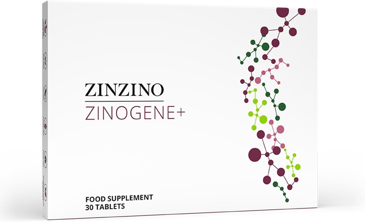 ZINZINO ZinoGene+ - Advanced Deep Cleanse Supplement with Fucoidans, Polyphenols, Vitamin C & Zinc - Promotes Overall Wellness - 30 Tablets
