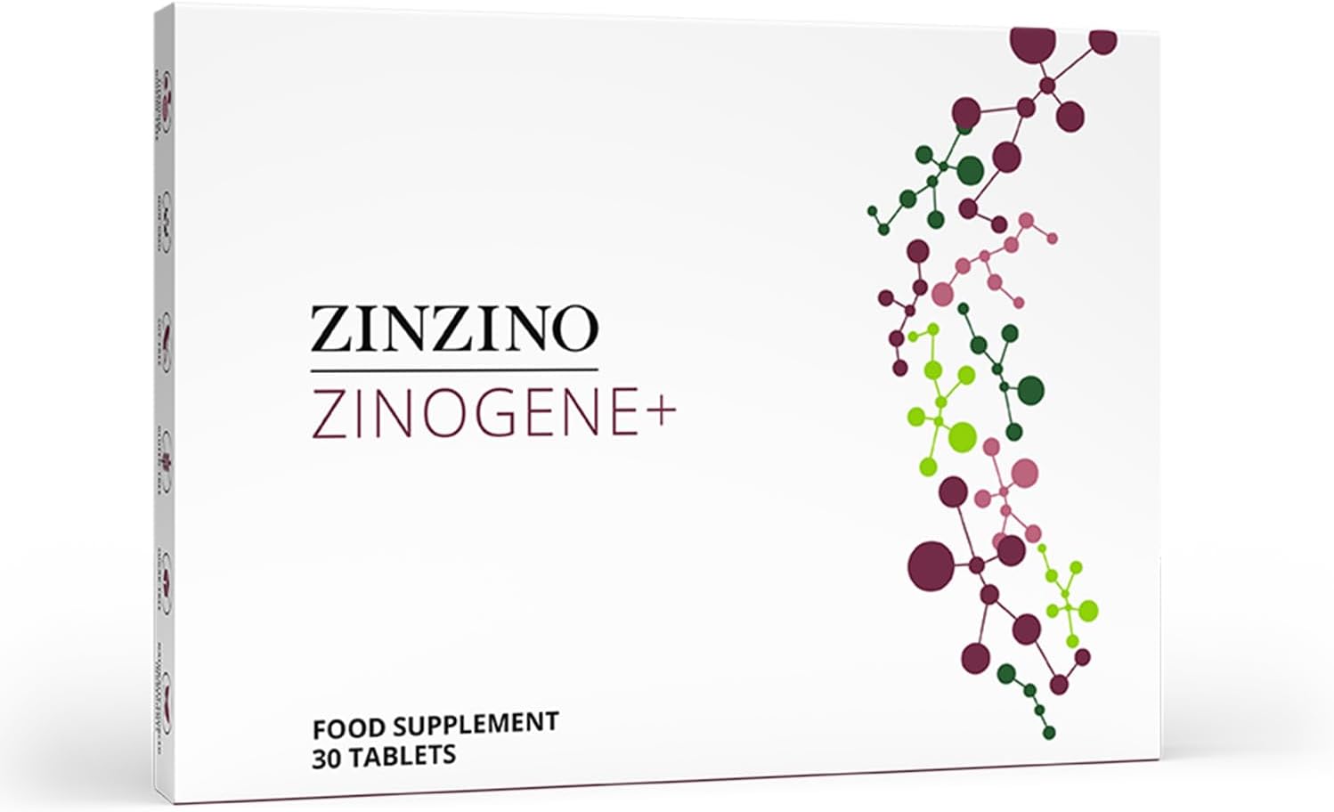 ZINZINO ZinoGene+ - Advanced Deep Cleanse Supplement with Fucoidans, Polyphenols, Vitamin C & Zinc - Promotes Overall Wellness - 30 Tablets