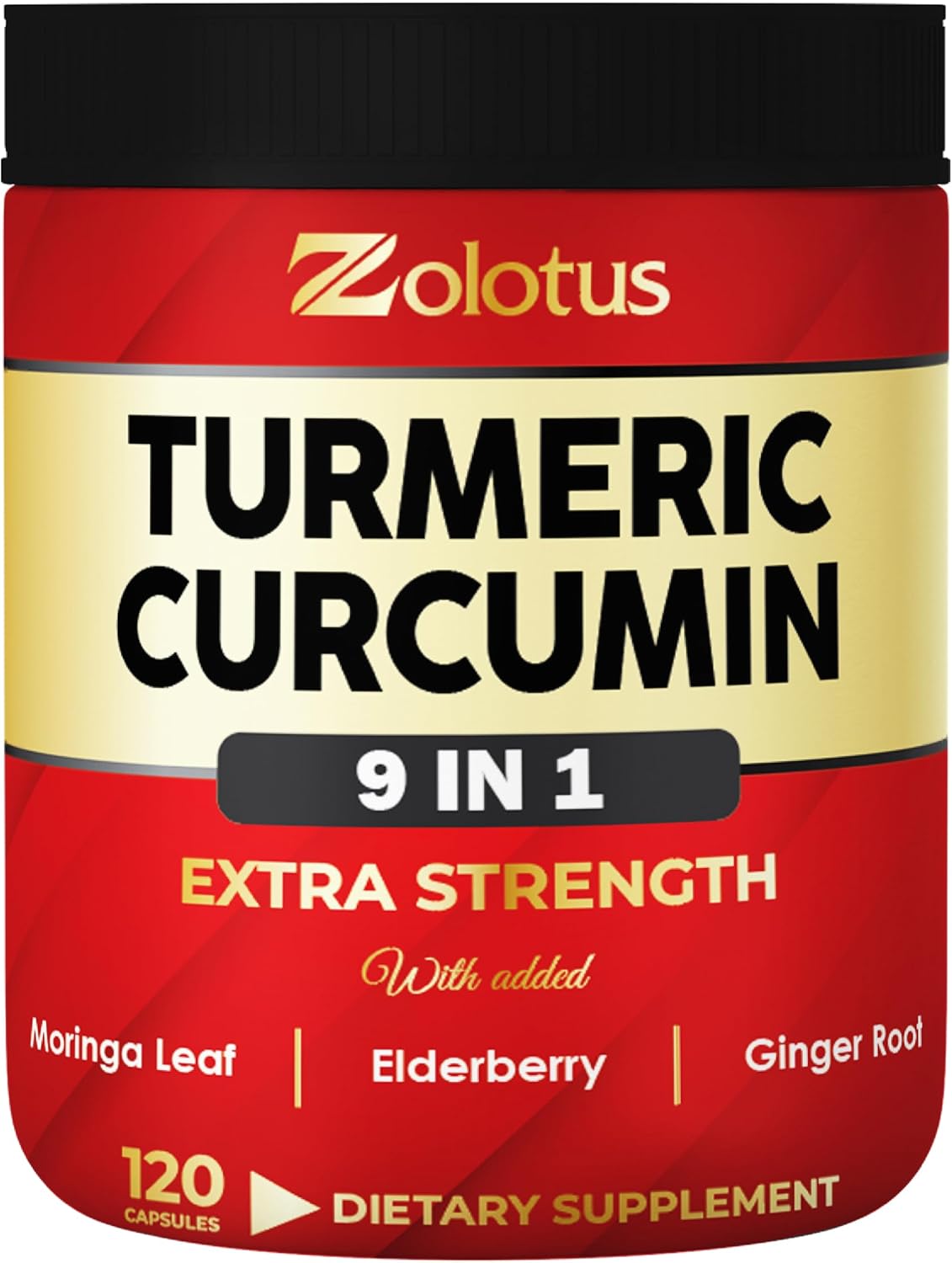 Zolotus Turmeric Curcumin Supplement with Immune Support and Joint Inflammatory Relief