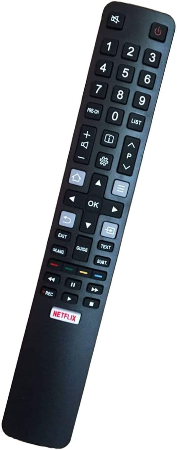 RC802N YAI2 New Replacement TCL TV Remote Control GRC802N Fit for TCL Thomson Smart Tv 4K LCD LED TV 32S6000S 40S6000FS 43S6000FS 49S6000FS 55S6000FS 49C2US 55C2US 65C2US 75C2US 75C2US 50E18US
