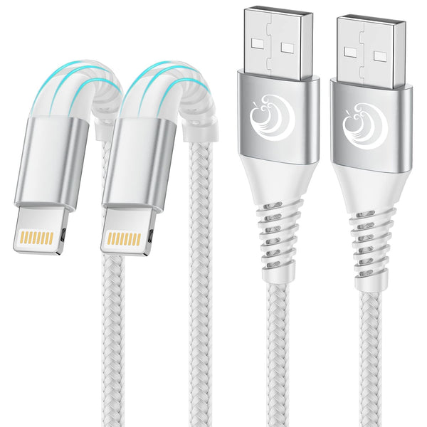Iphone Charger Cable 3M 2Pack, Extra Long Iphone Charging Cable Apple Mfi Certified USB Lightning Cable Braided Iphone Cable Fast Charging for Iphone 13 12 11 Pro Max XR XS 10 8 7 plus 6S 6 SE, Ipad